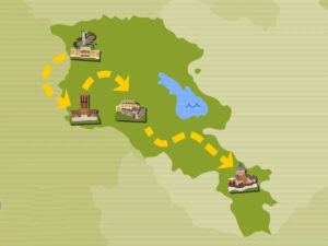 تور ارمنستان و نقشه گردشگری ارمنستان (گردشگران شیراز)