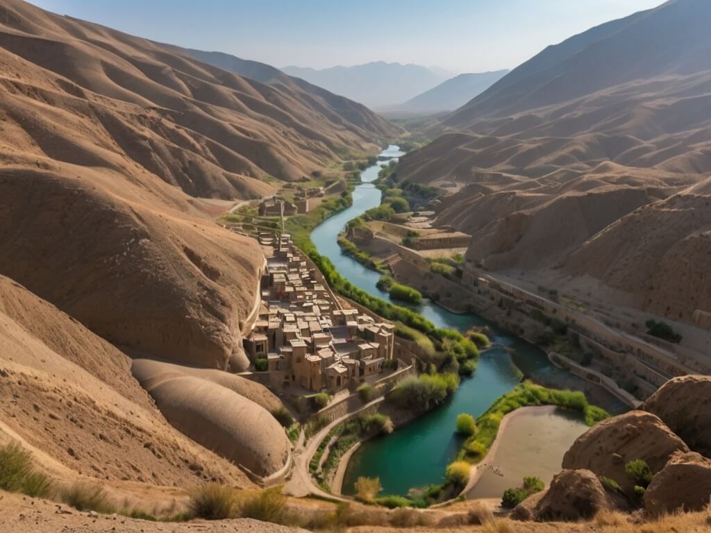 طبعیت چهار محال و بختیاری - بهترین شهرهای ایران برای مسافرت نوروزی- کوه رودخانه