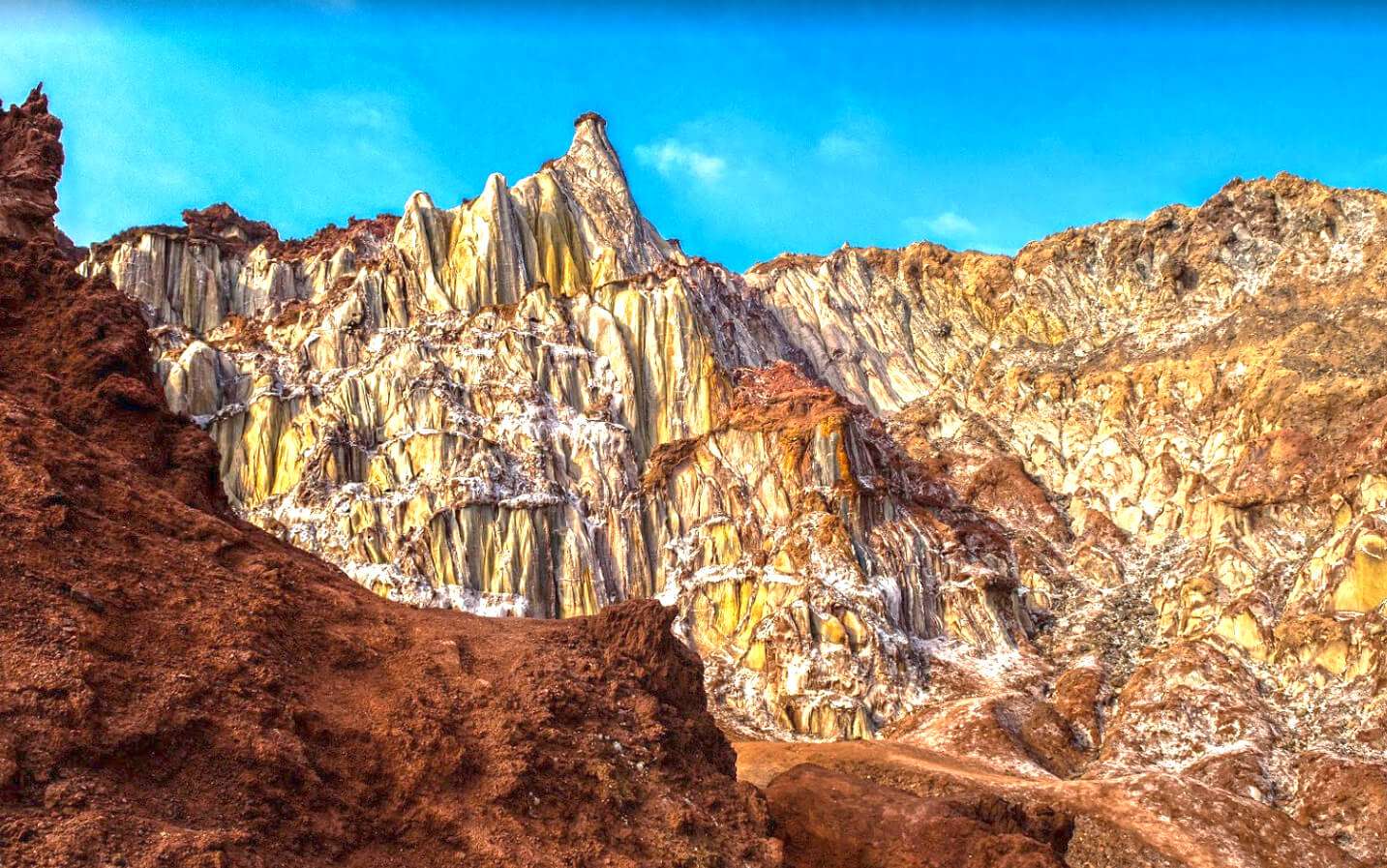 دره رنگین کمانی هرمز - گردشگران شیراز