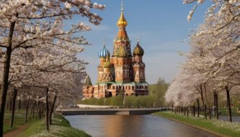 جاهای دیدنی مسکو در بهار